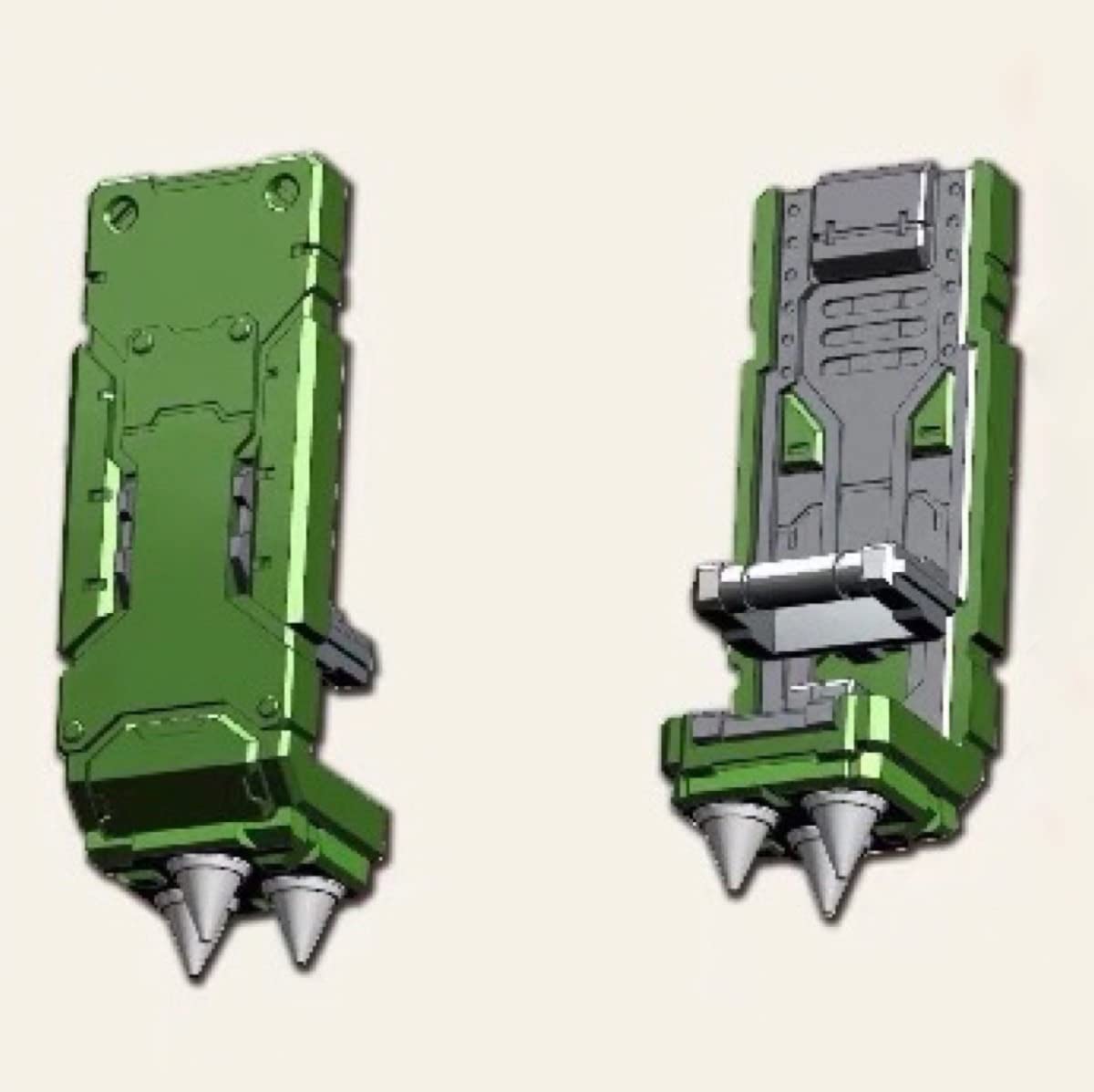 

HGUC MS 3D-печатные PLA детали для модификации и детализации Заку, (HGUC 1/144 Щит) [Использовал]