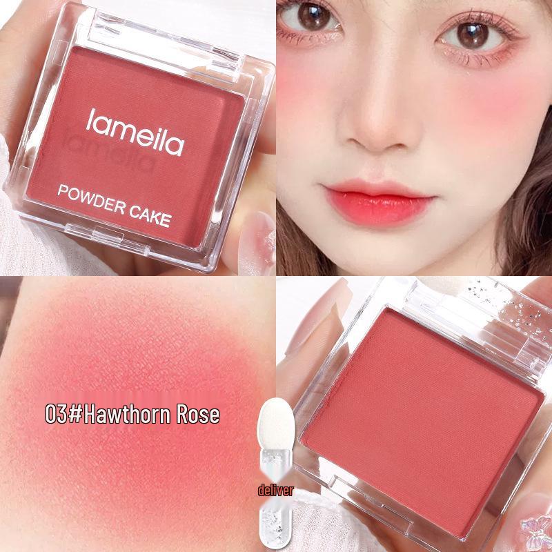 Monochrome Rouge Blush Palette - Waterproof, Long-lasting Matte Nude for a Natural, Delicate Complexion and Energetic Eyeshadow.