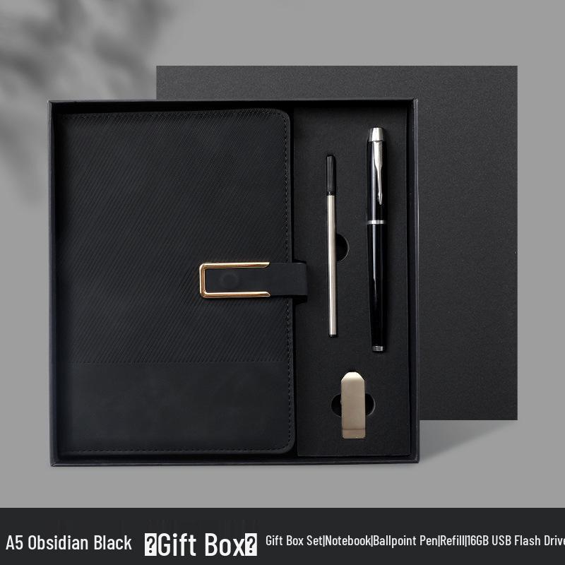 Custom Notebook & Diary Gift Set with Logo for Company Event or Student