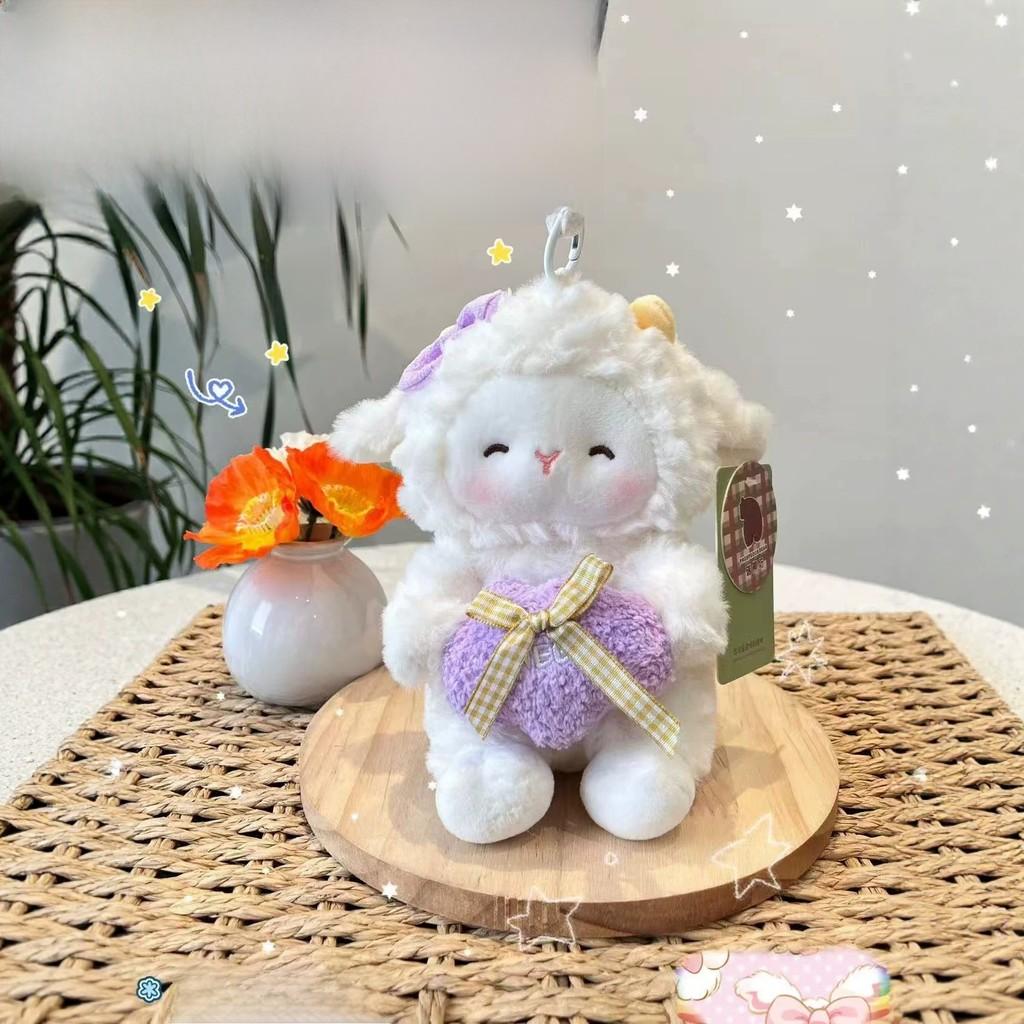 Plush Sheep Nighttime Soft Toy With Pp Cotton Filling For Childrens Bedtime Gift