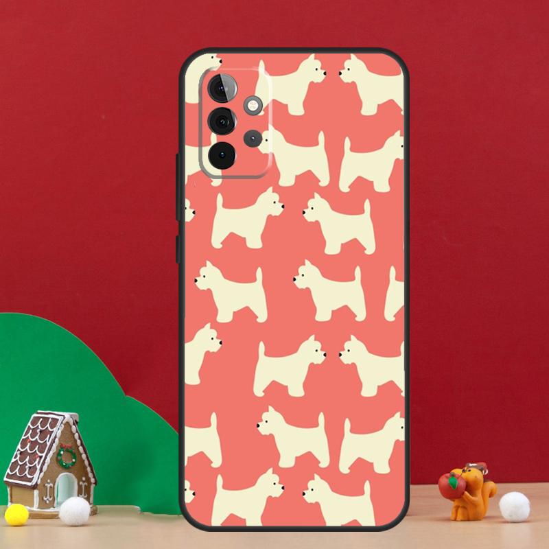 West Highland Terrier Westie Case For Samsung Galaxy A36 A56 A06 A13 A53 A32 A12 A22 A52 A35 A17 A16 A55 A15 A54 A34 A14