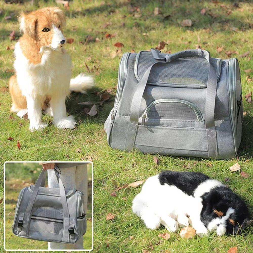 Soft Sided Cat Bag Portable Dog Carrying Case Easy Storage Pet Carrier  for Travel