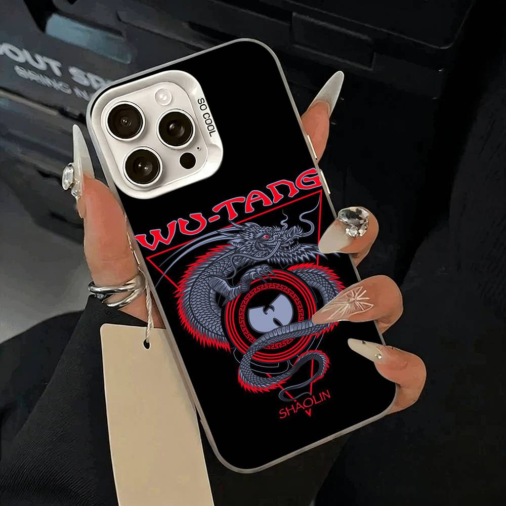 Wu-Wu-T-Tang -Clan Phone Case For IPhone 17 Air 16 15 14 13 12 11 Pro Max White Sliver Hard Cover