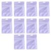 10Pcs Storage Bags Moisture-proof Vibrant Color Visible Design Good Sealing Wide Application Smell Proof Zip-lock Bags Candy Jewelry Organizers