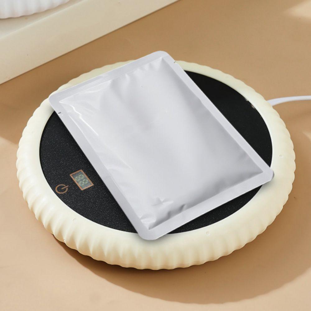 Round Dish Heating Plate Temperature-adjustable Cat Bowl Heating Pad Cat Bowl Heater  Winter