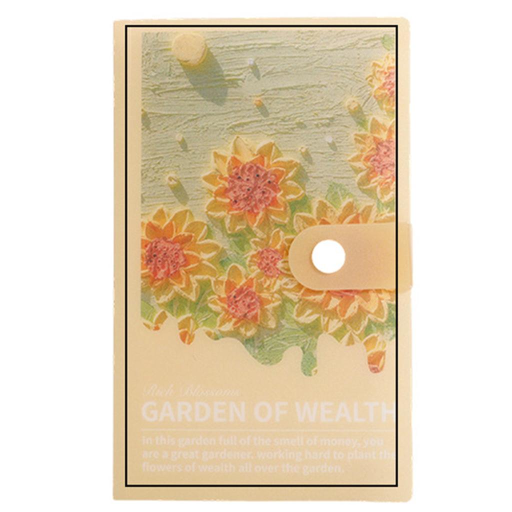 Budgets Savings Challenge-Binder,100 Day Plan Envelope Budgets Book,Easy And Fun Way To Save Money,Floral Pattern Cash Holder
