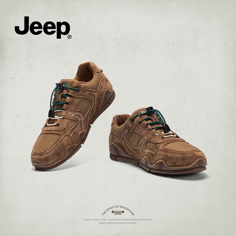 Jeep Women's Suede German Training Casual Shoes