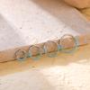 1PC 16G Surgical Steel Hoop Earrings for Women 6/8/10/12mm CZ Paved Small Helix Piercing Tragus Cartilage Piercing Body Jewelry