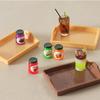 5Pcs Miniature Dollhouse Sumilation Mini Bread Dim Sum Drink With Plate Afternoon Tea Decoration For Kid Pretend Play Toys