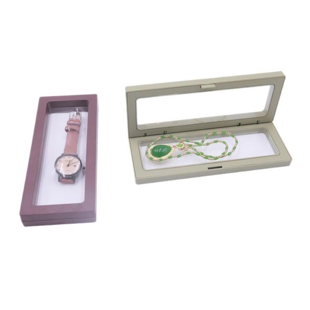 Elastic Jewelry Display Box Colorful Frame Transparent PE Film Box  Gift Display