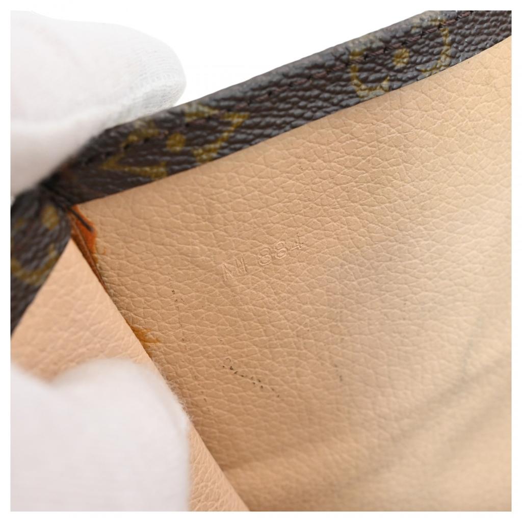 Auth LOUIS VUITTON Monogram Sac Plat Tote Bag Brown PVC M51140 Lv9929ss