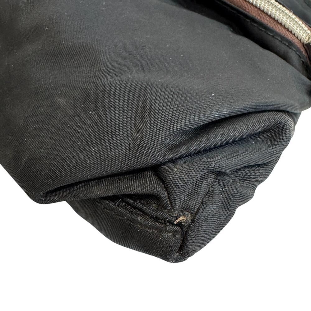 Orobianco Logo Nylon Shoulder Bag Charcoal Nylon Mens Used