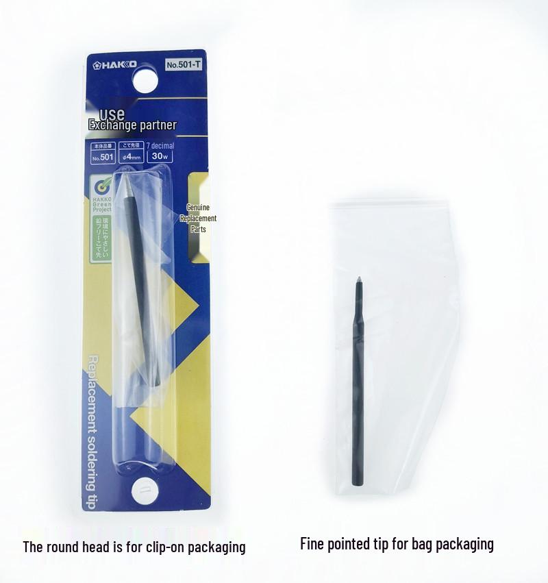 HAKKO Soldering Iron Tip 30/40/60W - Models 501, 502, 503, 507, 508, BB4, BB6
