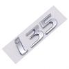 1 Stück 3D ABS Buchstaben Logo Auto Heckklappe Karosserie Emblem Abzeichen Aufkleber Decal Auto Dekoration Zubehör