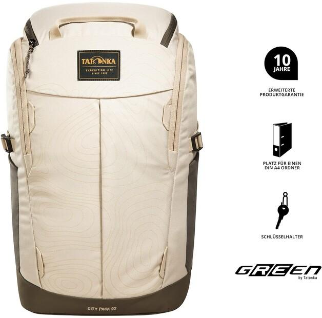 Рюкзак Tatonka City Pack 22 brown rice curve (1640.287)