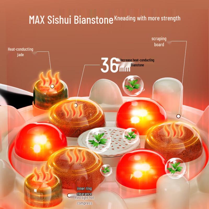 Enlong Automatic Bianstone Neck, Waist, and Abdominal Massager