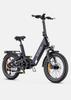 ENGWE L20 3.0 Pro Electric Bike, 250W Mid-Drive Motor, 100Nm Torque, 140km Range, 20" Fat Tires, Full Suspension, Fast Charging & GPS Tracking
