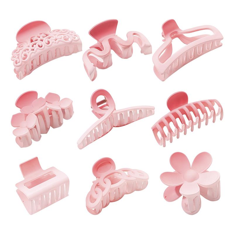 Cherry Blossom Hair Clip Frosted Grab Clip Fresh Versatile Shark Clip Pan Hair Grab Jewelry