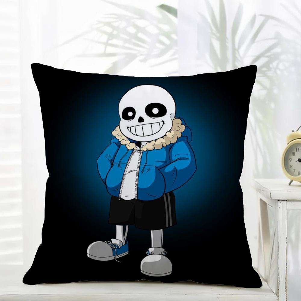 Spiel UUndertale Kissenbezug Täglich Waschbar Leinen Kissenhülle Weich für Sofa Bett Wohnzimmer Dekoration