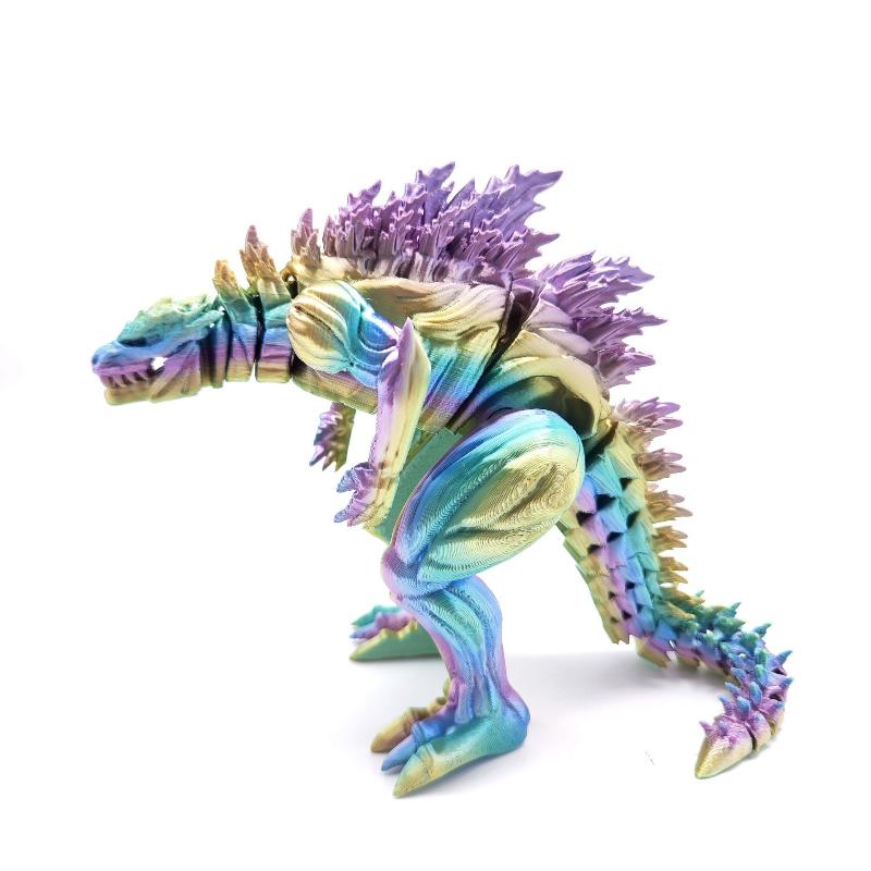 3D Printed Dragon Ornament Desktop Ornament Dinosaur Animals Home Office Craft Printed Figures Christmas Gifts