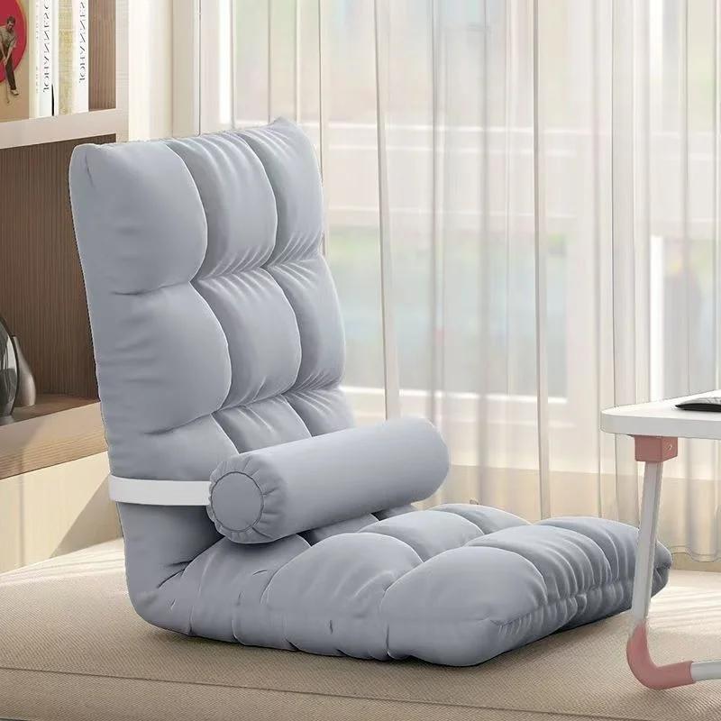 Ленивый диван татами портативная одноместная складная кровать спинка сиденье стул подушка эркер удобный простой модный маленький диван серый