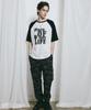 BUNKERBUSTER Fade Typo Raglan Short Sleeve Tee Mq2Tu257_Black