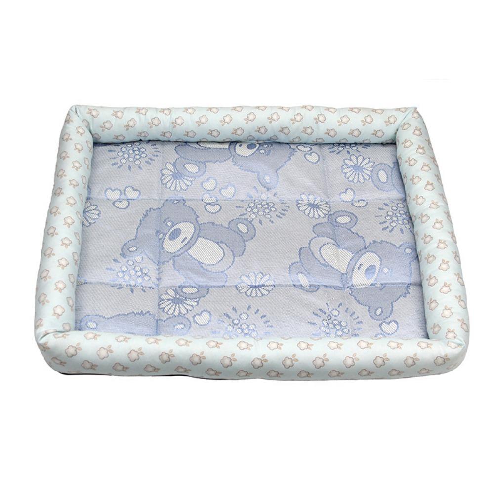 Pet Supplies Ice Silk Dogs Cooling Bed Soft Comfortable Pet Cool Mat Waterproof Washable Dog Mat Cats
