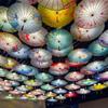 Chinese Antique Style Oiled Paper Umbrella 70cm 10 Colors Women Decorative Umbrella Bridesmaids Party Scenery Dance Performance