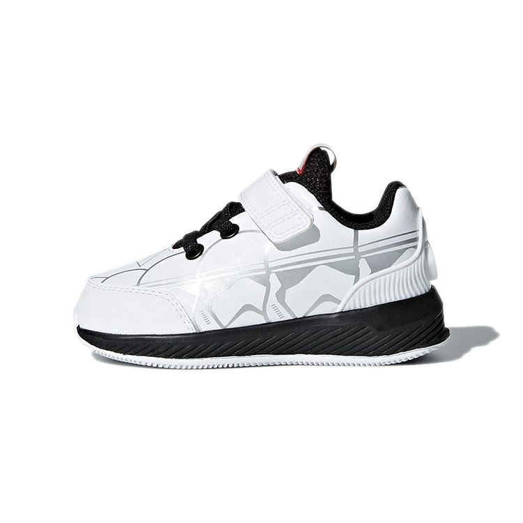 Adidas Star Wars X  Rapidarun Durable Low-Top Walking Shoes Baby Shoes White Black CQ0120