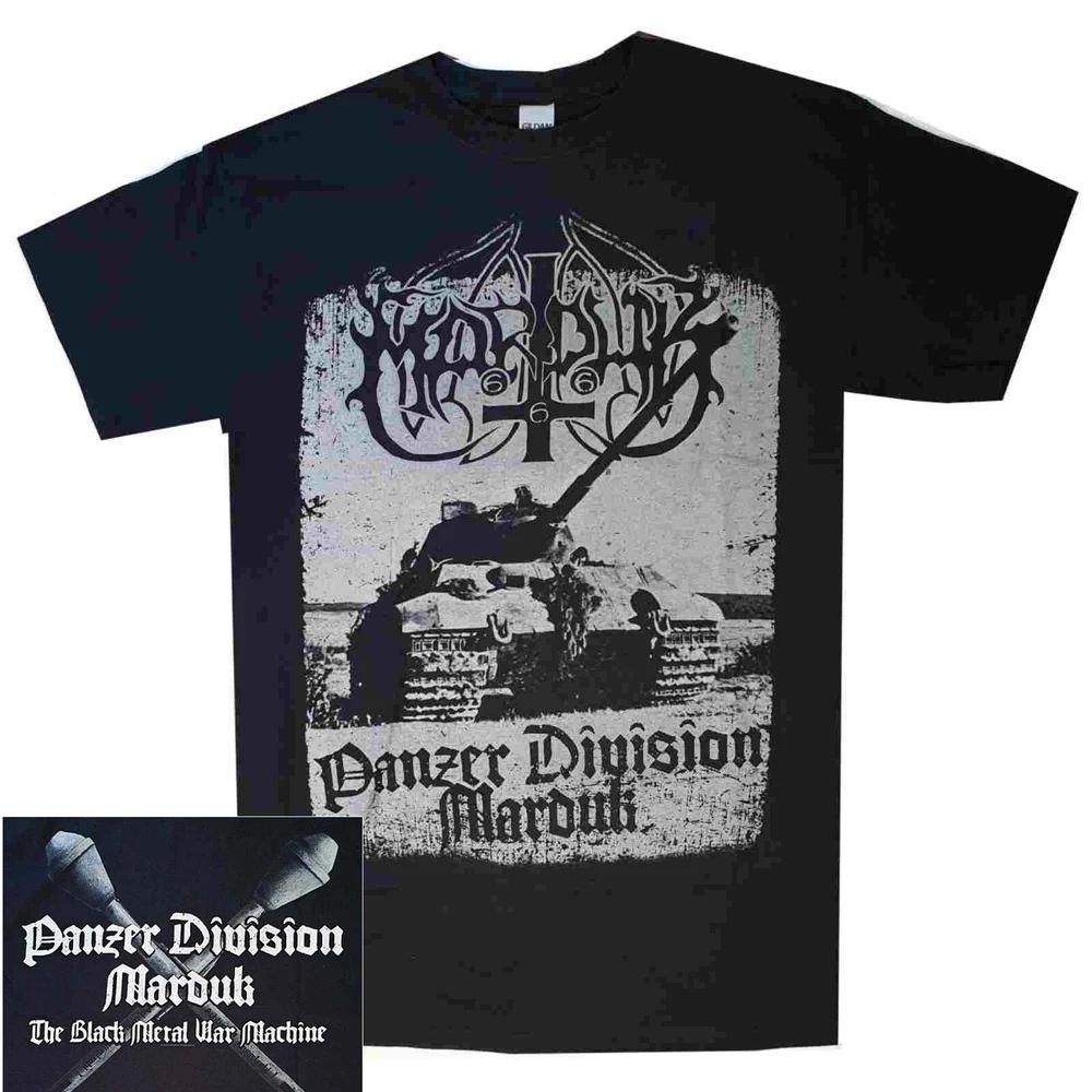 Marduk Panzer Division War Machine Shirt Black Metal Band T-Shirt XL