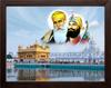 @ Guru Nanak Dev Ji with Guru Gobind Singh Ji For Wall Decor 12X 9.5 Inches