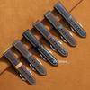High Quality Genuine Leather Watch Strap 20mm 22mm 24mm 26mm Men Watchband Black Brown Blue Cowhide Leather Wristband Matte Belt