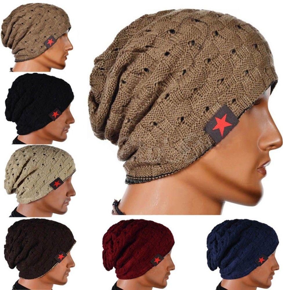 

Unisex Knit Hat Baggy Snow Caps Reversible Beanie Hat Winter Autumn Women Hat Men Hat темно серый