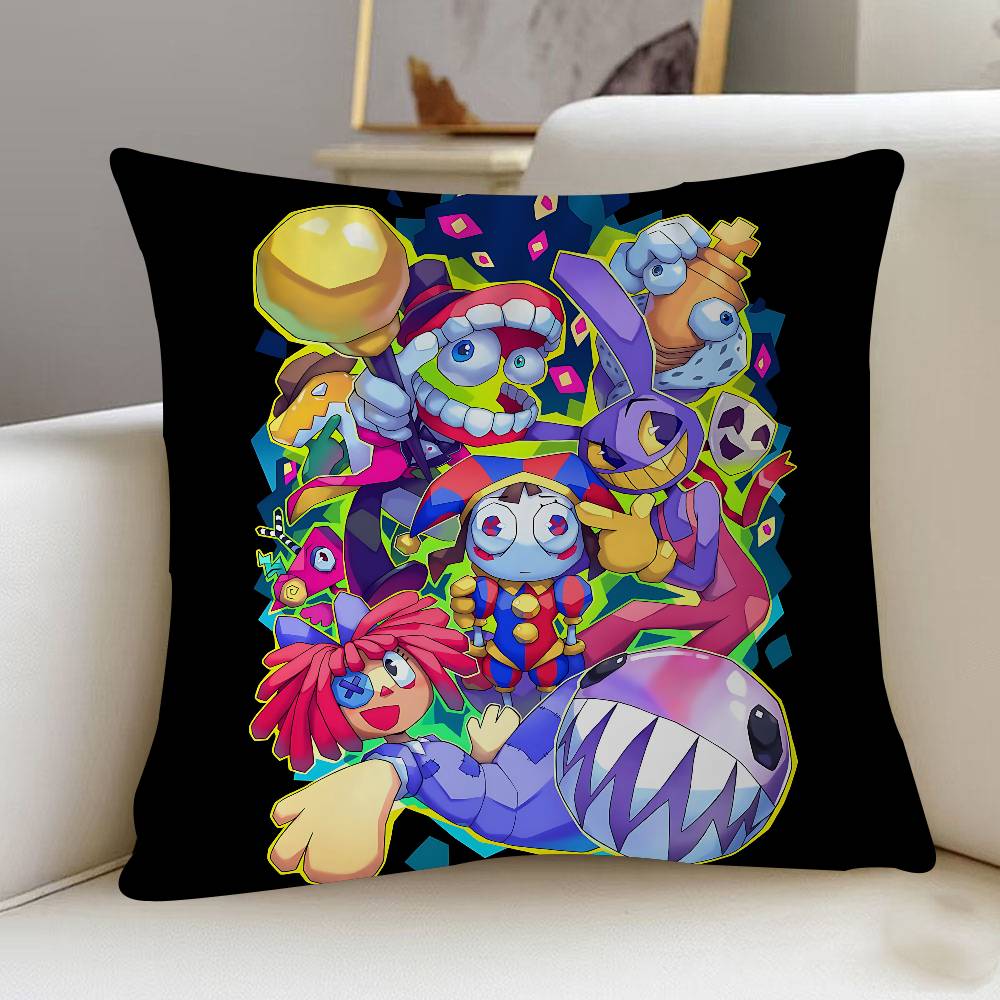

The A-amazing Digital Circus Pillow Gift Home Office Decoration Pillow Bedroom Sofa Car Cushion CoverPillow Case 12x12Inch