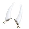 1pair Gothicism Styles Hairpin Devil Horn Hair Clip Unique Cosplay Hairclip for Halloween Party and Festival Costumes