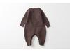 Jungen Frühling & Herbst Strick-Strampler - Roter Baby-Strampler & Pullover Set