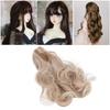 Doll Hair Wig Curly   Neat Bangs   Cutting Soft Doll Supplies for 1Celsius3 8 To 9in Head Circumference   Doll