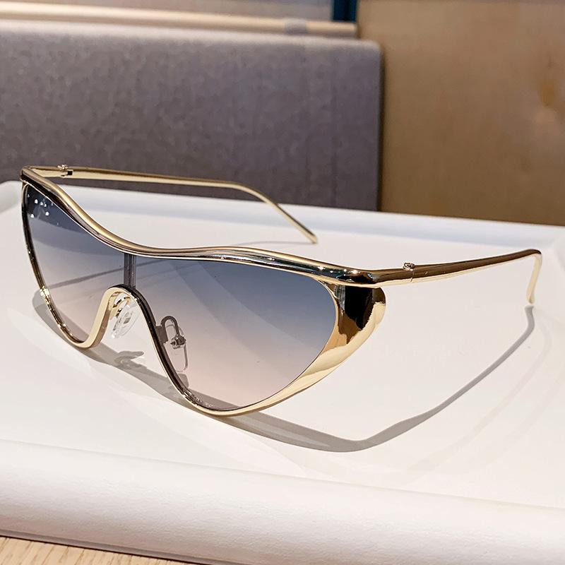 JYL TS Oval Rivet Sunglasses UV Protection Women 98149 A-4200