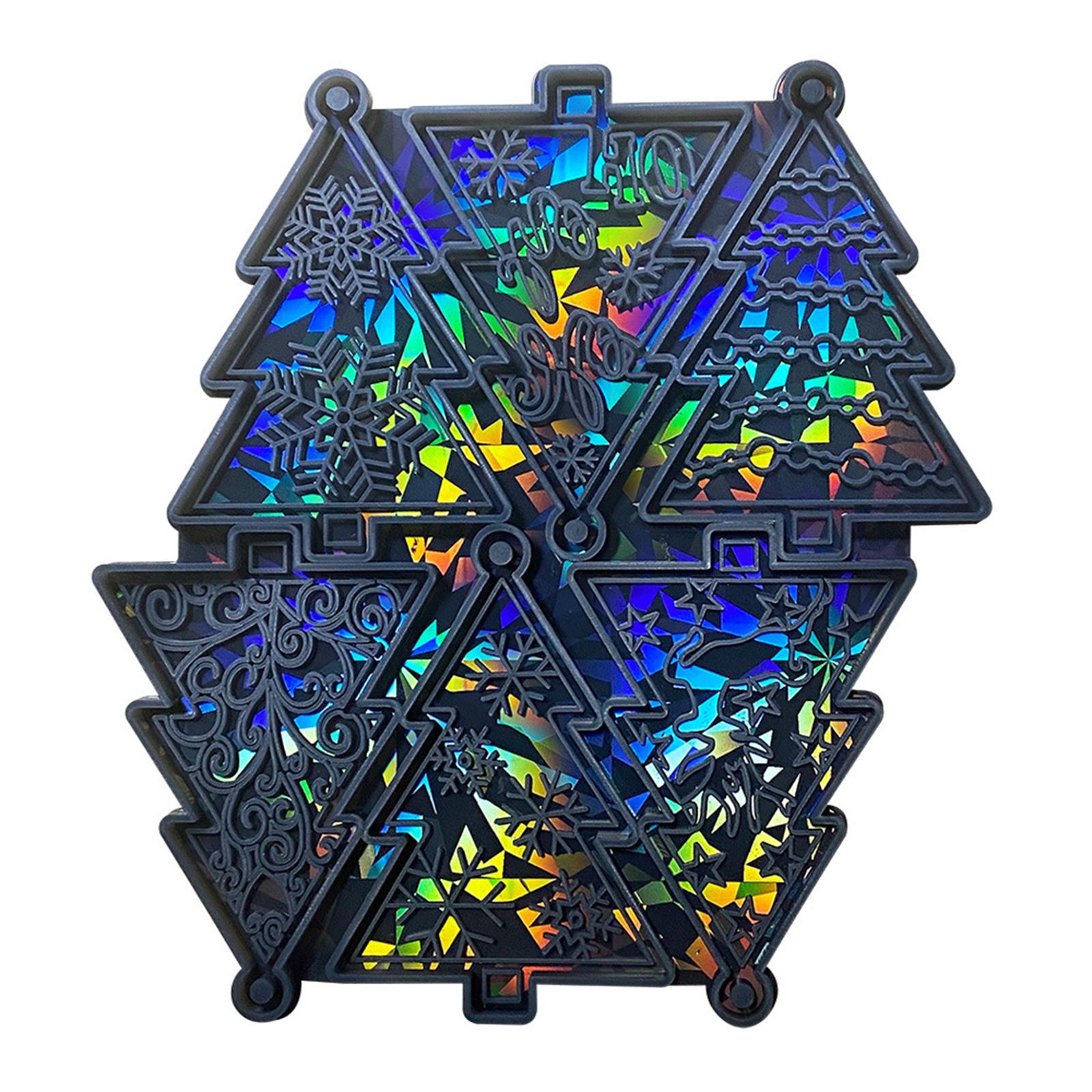 

Голографическая подвеска в виде рождественской елки, силиконовая форма, украшения, силиконовая форма, формы для литья смолы, рождественские принадлежности для рукоделия