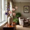 Decoração de casa – Flores e coroas artificiais