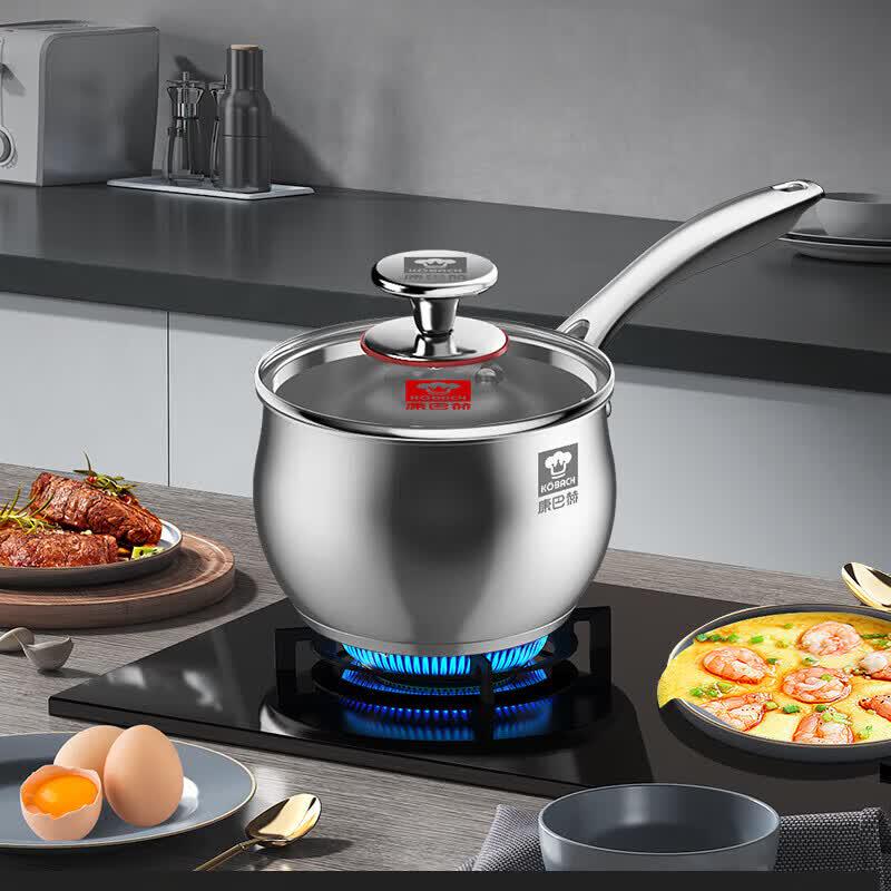 KOBACH Enjoy Series 16cm Stainless Steel Milk Pot
