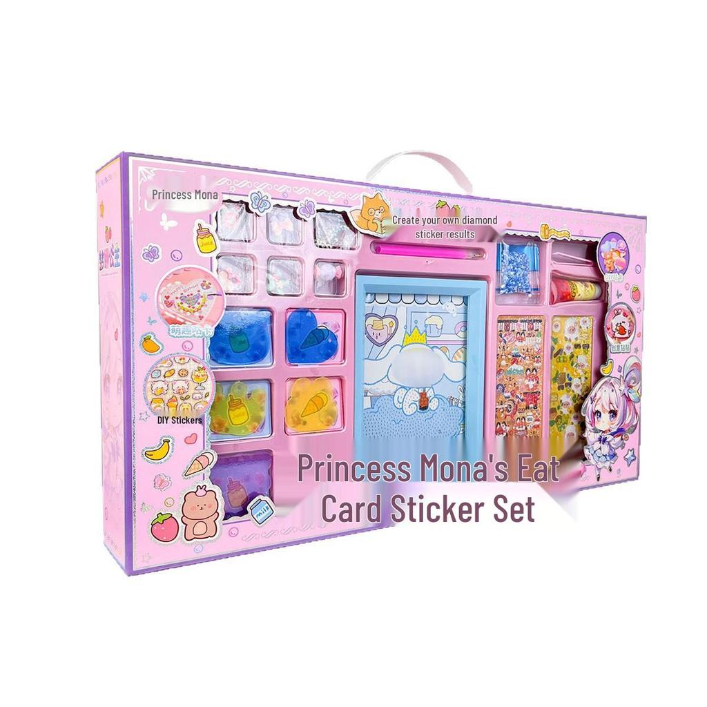 Free Shipping: Children's DIY Beading Glue & Stickers for Handmade Quiet Book Ornaments - Perfect Enrollment & Girl Gifts