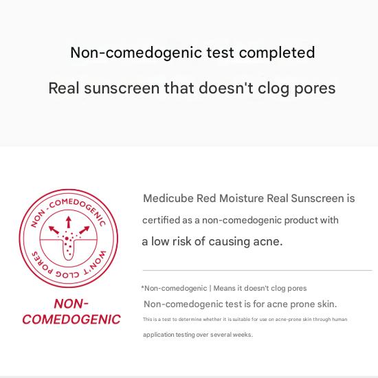 Medicube Red Moisture Real Sun Cream 50ml (3 Options)