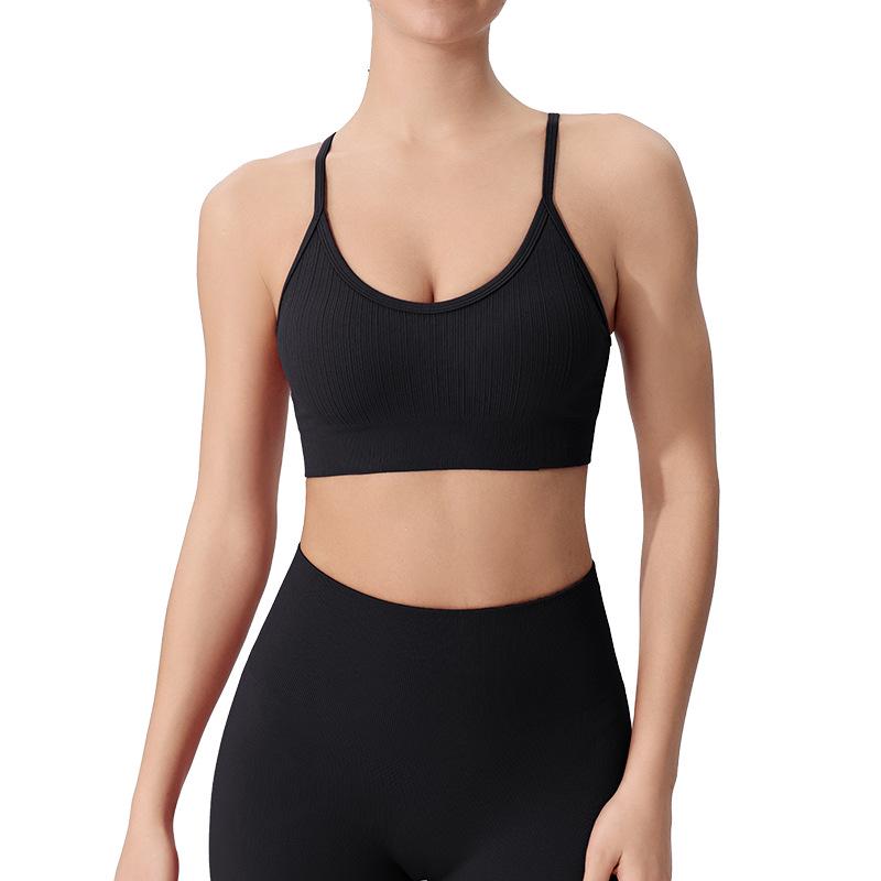 Yuka Lian Mei Women's High-Intensity Shockproof Yoga Vest with Built-in Bra