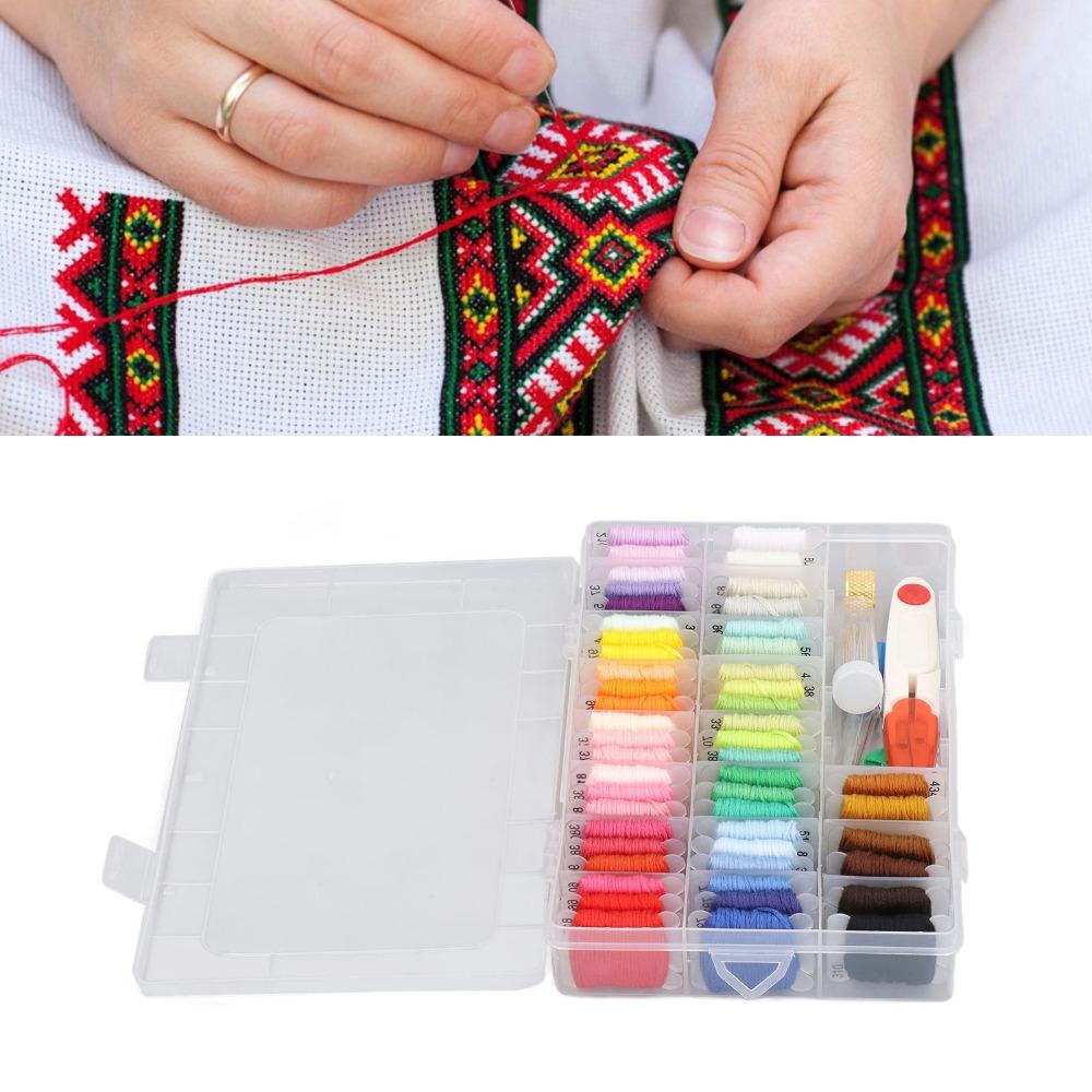 Organizer Storage Cross Stitch Thread Bobbins Embroidery Kit Embroidery Floss Set  Crafts