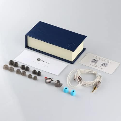 TINHIFI T2 Direct HiFi 2DD Double Dynamic Drive Ohrhörer Bass DJ Metallkopfhörer IEM Ohrhörer für Audiophile Ergonomische Komfortable Ohrhörer