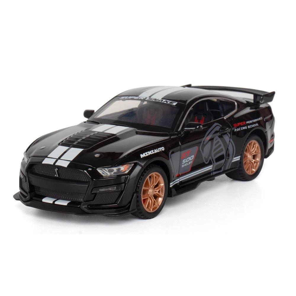 1/32 Ford Mustang Viper GT500 Sports Car Alloy Diecast Model Hight Simulation Vehicle Model Ornament Toys for Children Boys Gift