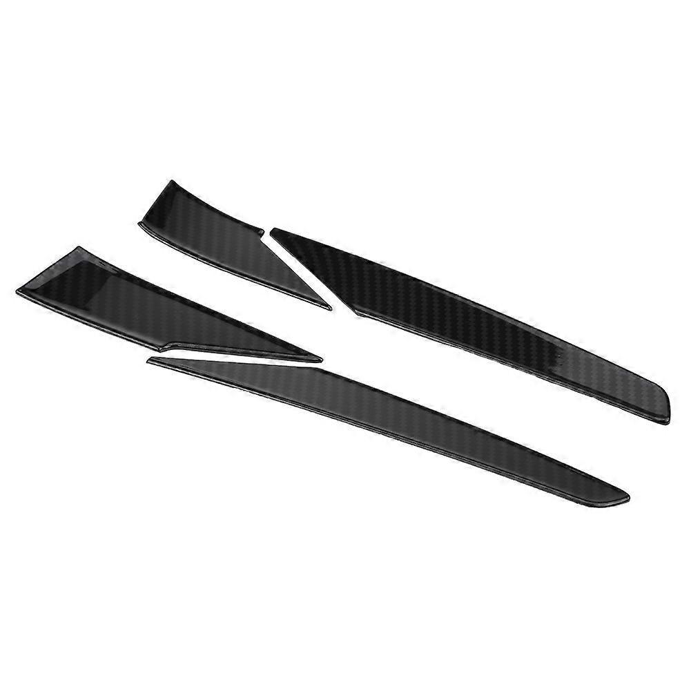 Rearview Mirror Mouldings Strips Cover Trim for Hyundai Encino Kona 17-20 SUV Carbon Fiber