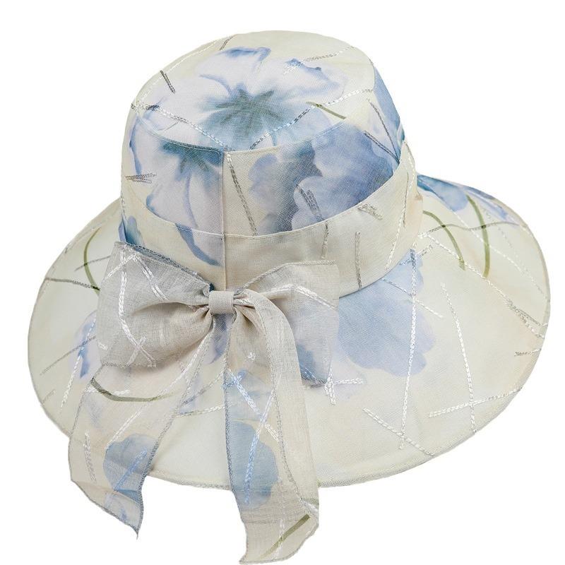 Mom Hat Ladies Sun Hat Spring Summer Sun Hat Big Brim Breathable Sunscreen Grandma Bucket Hat
