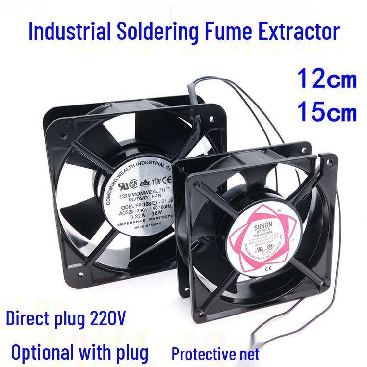 Dual-Use Soldering Fume Extractor & Exhaust Fan